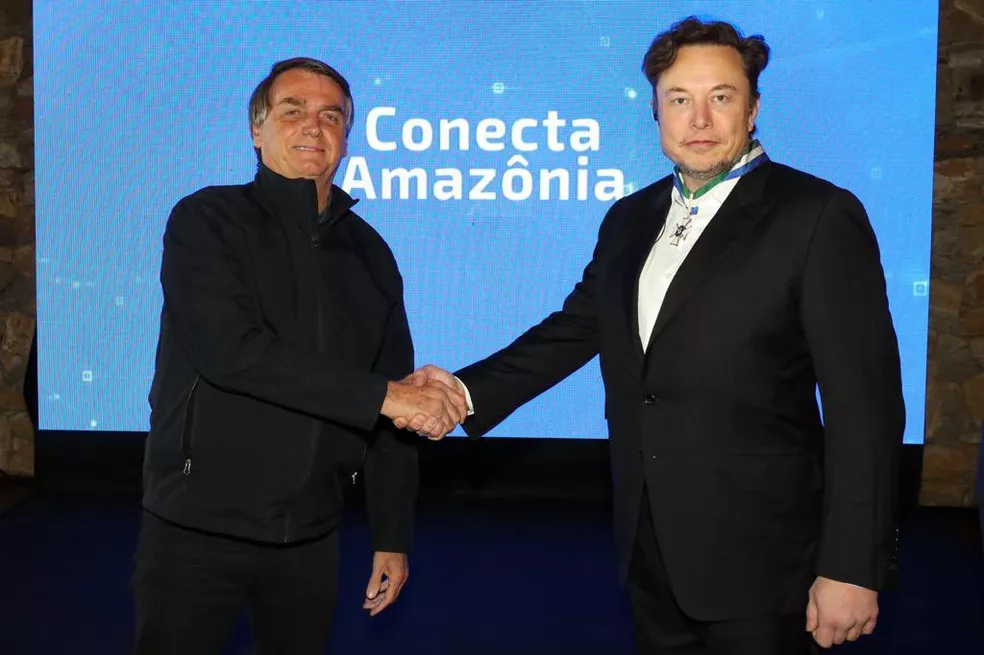 Amazônia foi pauta no encontro entre Bolsonaro e Elon Musk