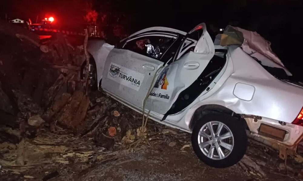 Acidente entre Turvânia e Nazário deixa cinco mortos