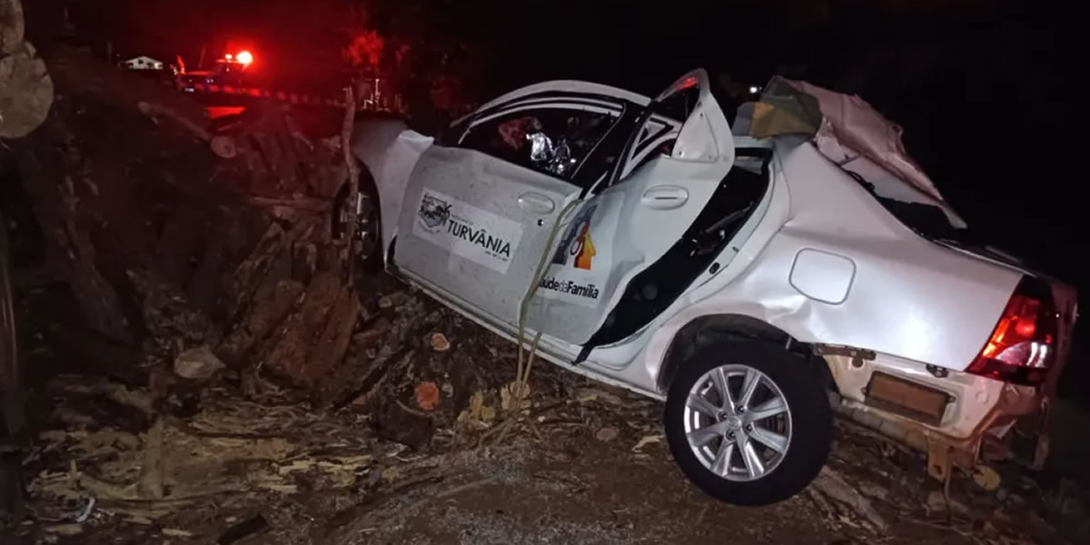 Acidente entre Turvânia e Nazário deixa cinco mortos