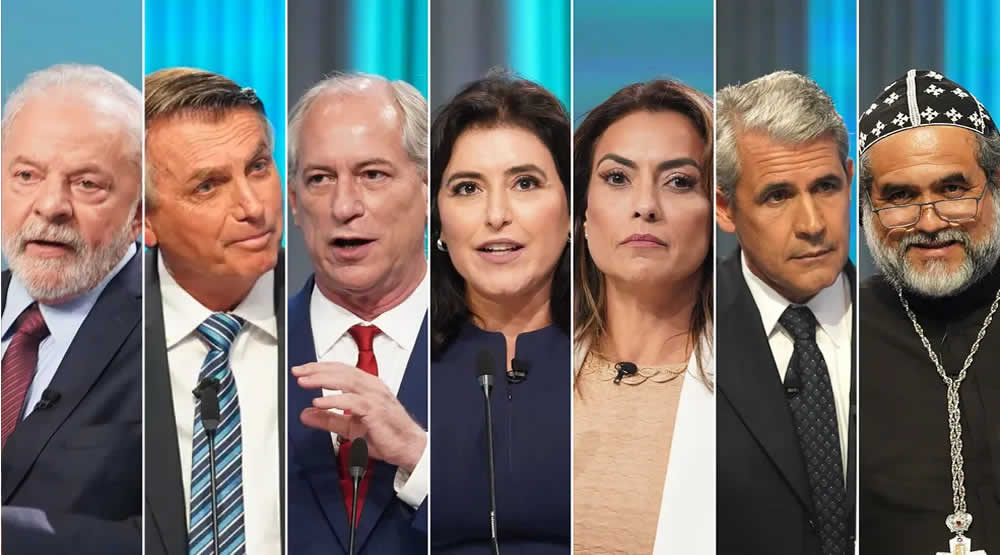 Debate presidencial foi marcado por acusações entre os candidatos