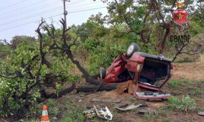 Homem e mulher grávida morrem em acidente de carro no DF