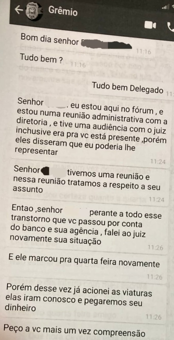 homem se passava por delegado em jaragua