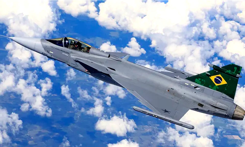 Base Aérea de Anápolis recebe caças Gripen F-39E