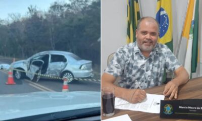 Vereador de Aloândia morre em acidente de Carro