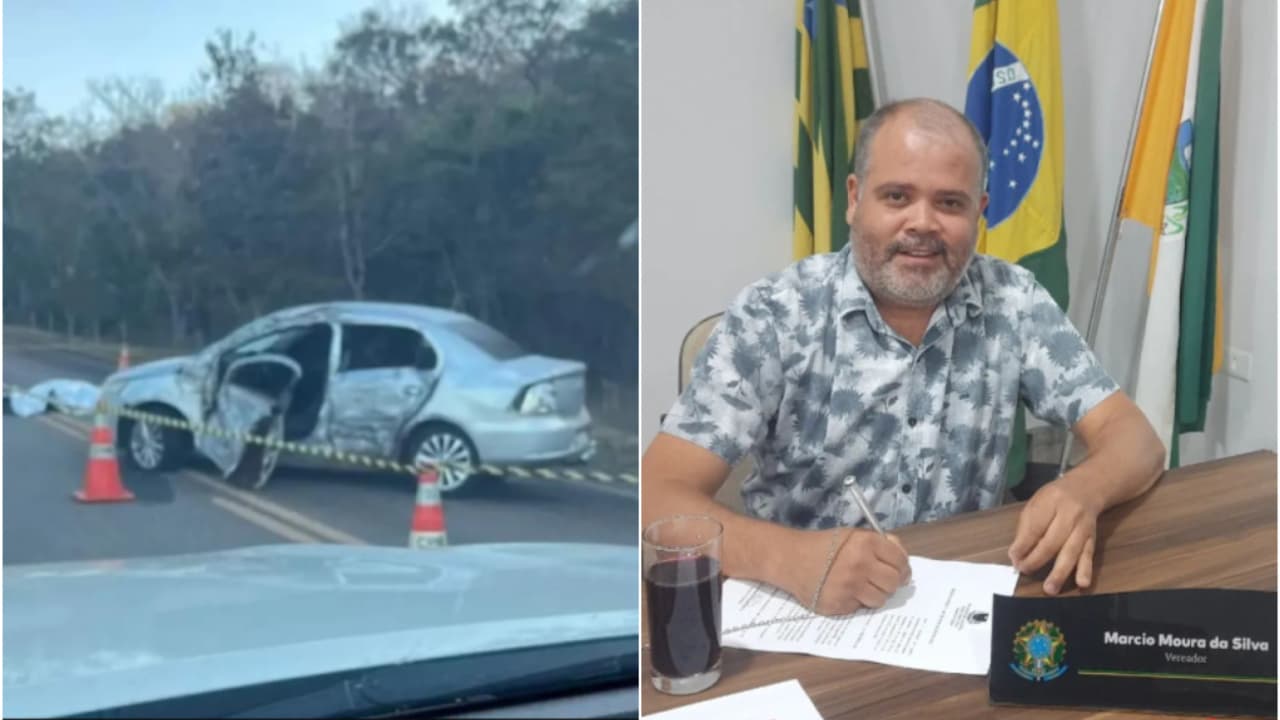 Vereador de Aloândia morre em acidente de Carro