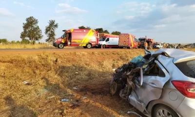 Pai e filha morrem em acidente de carro em Planaltina de Goiás