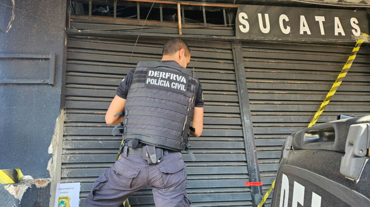 Lojas de peças de carros na Vila Canaã são alvos da Polícia Civil2