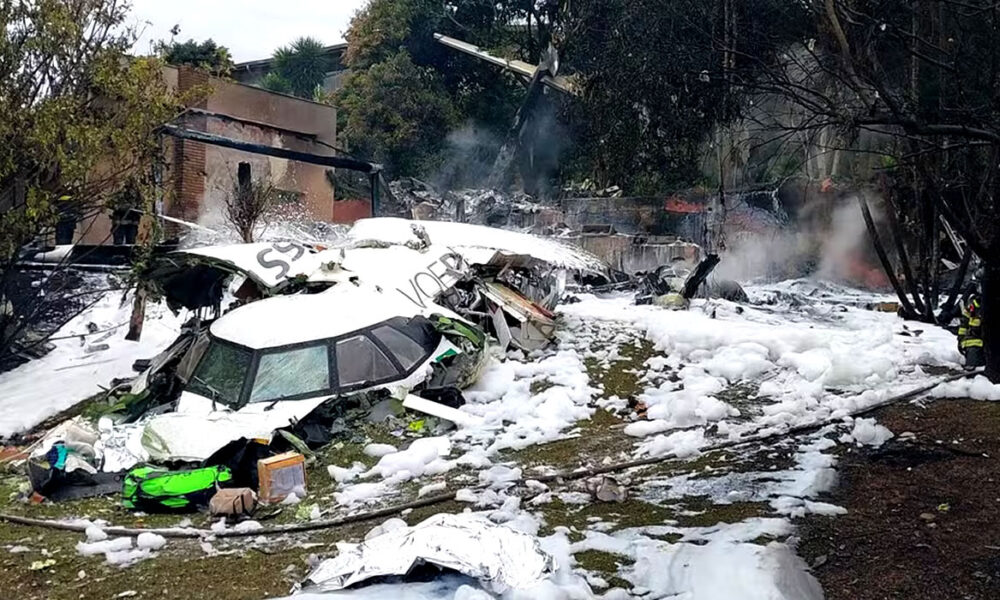 Avião que caiu em São Paulo fez pouso na cidade de Rio Verde