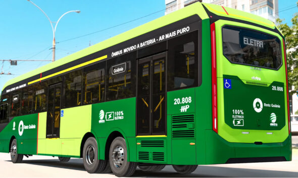 Goiânia recebe novos ônibus para o transporte coletivo