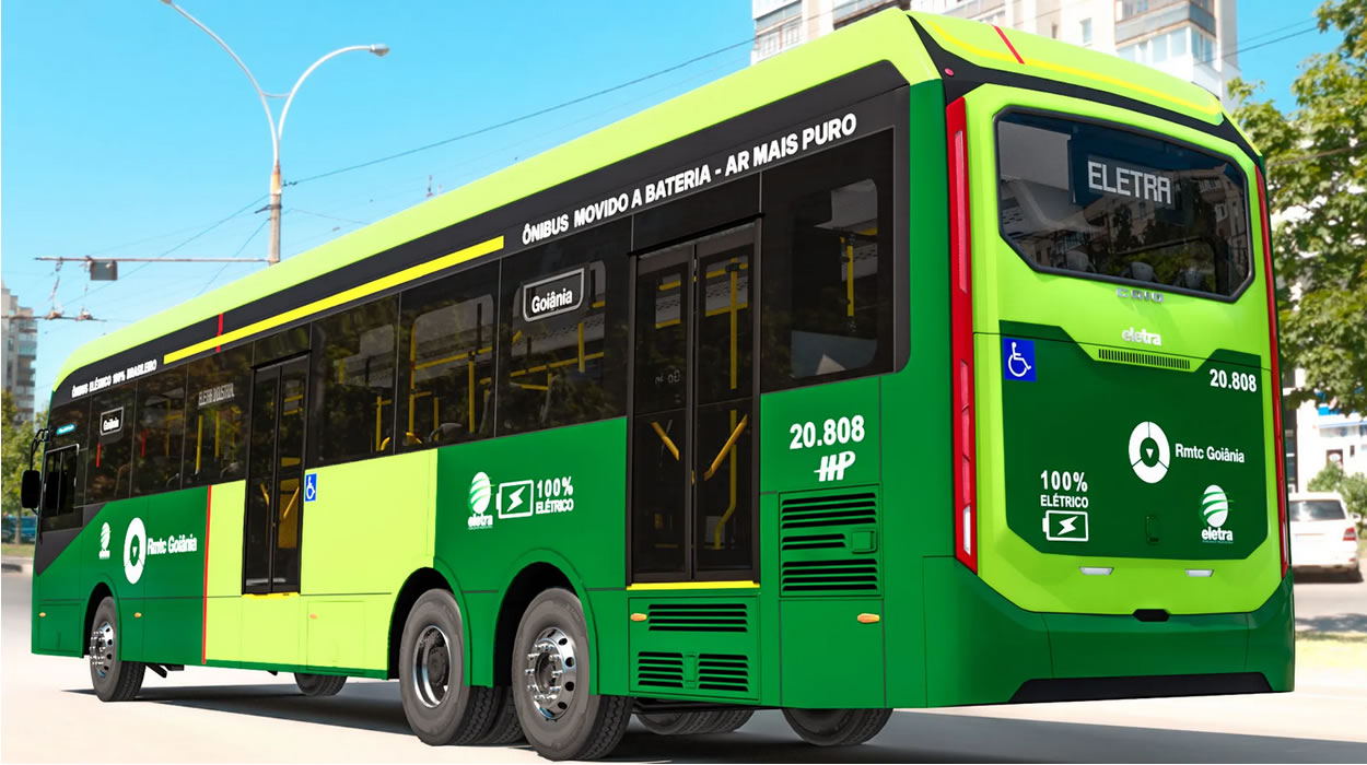 Goiânia recebe novos ônibus para o transporte coletivo