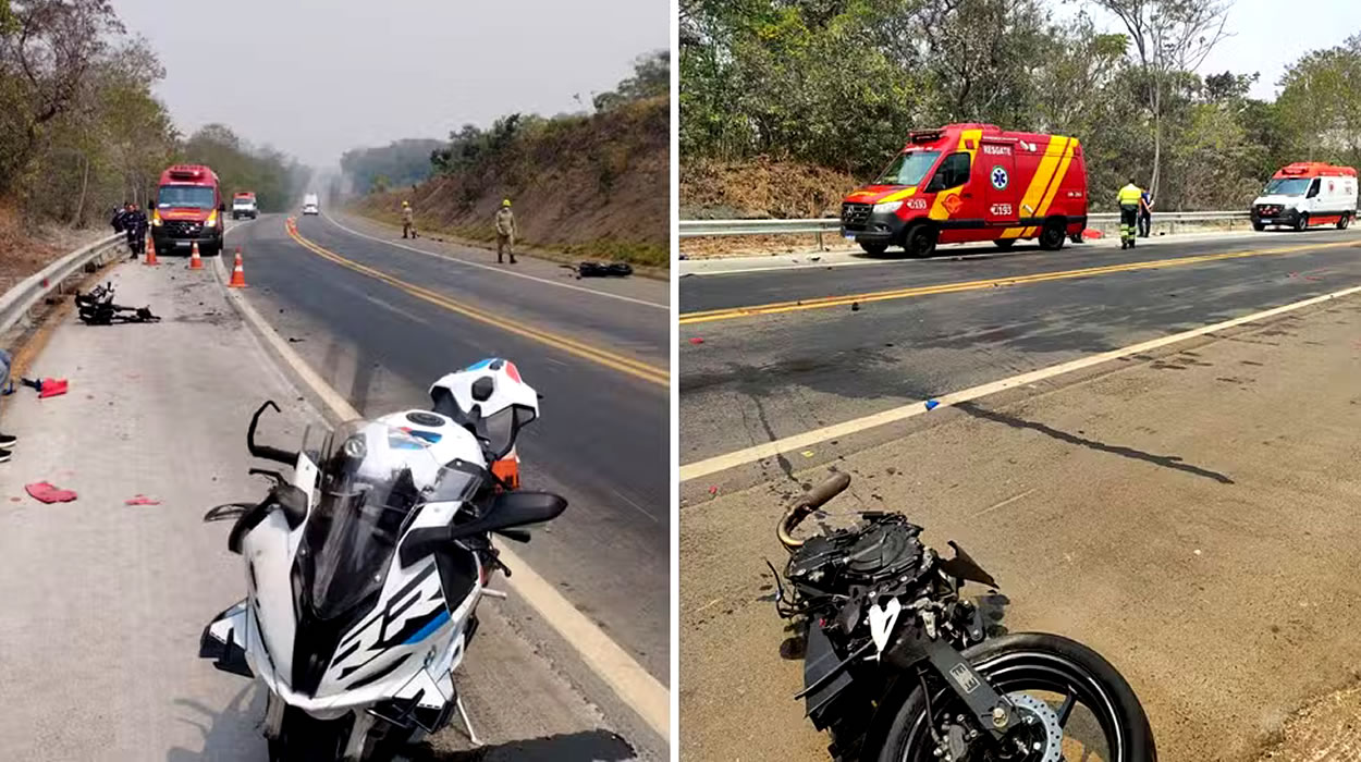 Jovem morre em acidente de moto na BR-414,  em Corumbá de Goiás