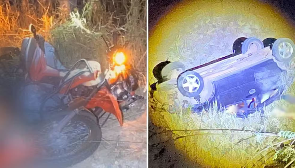 Motociclista morre em acidente na GO-154, em Carmo do Rio Verde