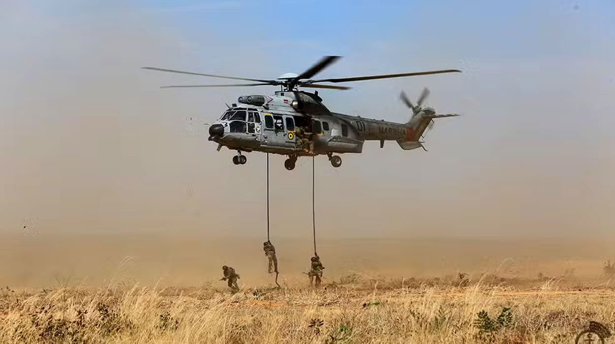 Brasil, China e EUA realizam exercício militar em Goiás