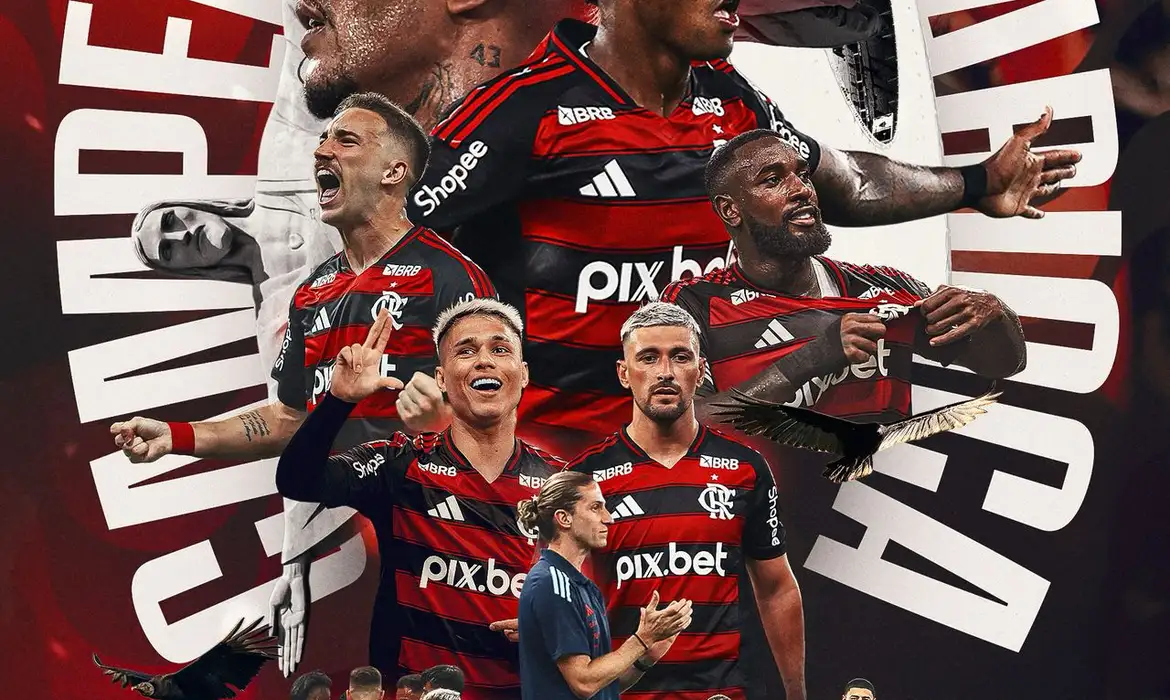 Flamengo é bicampeão carioca após empate com o Fluminense